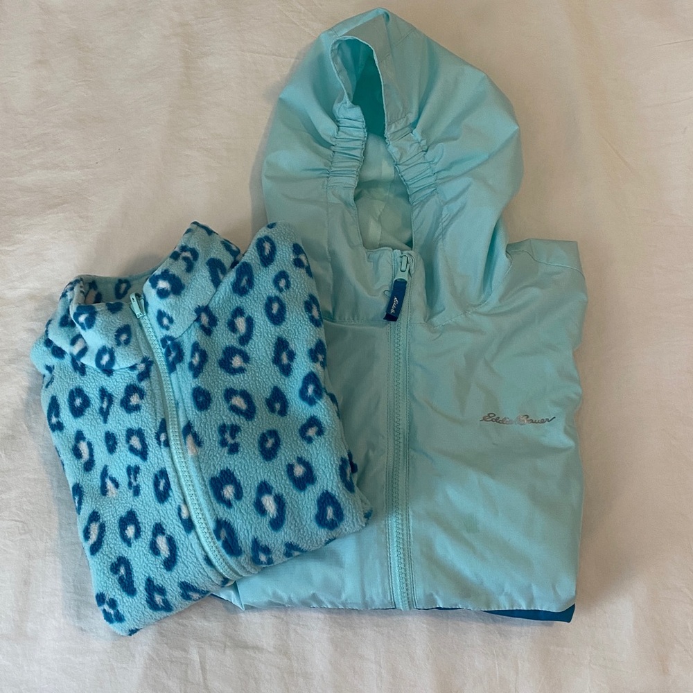 Eddie Bauer Windbreaker Fleece Jacket